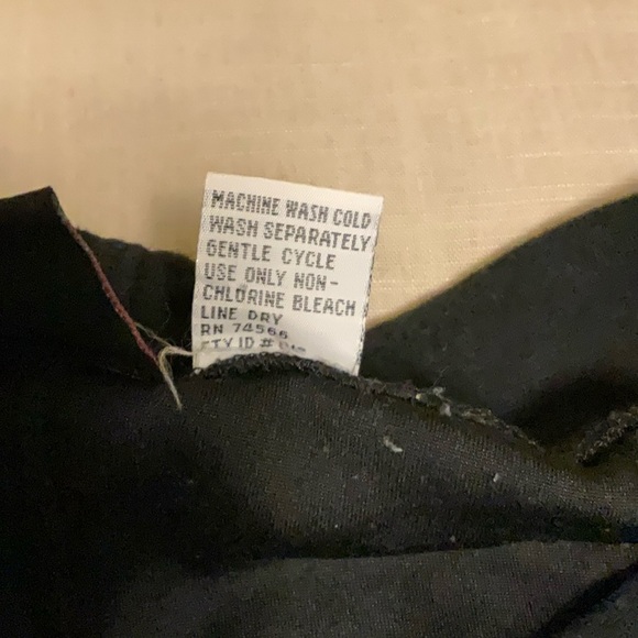 Black Sweatpants with Red Detail Relaxed Fit - Picture 9 of 9